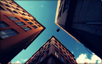Cities, Houses, Sky, City HD wallpaper