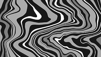 Strata Liquid, Black and White Liquid Art HD wallpaper
