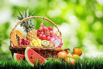 Tropical Fruit Feast: Still Life, food, still life HD wallpaper