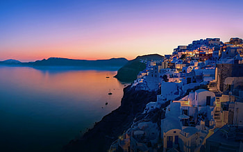 Hellenic Aegean Island Of Santorini HD wallpaper