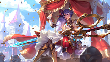 Battle Queen Gwen Skin LoL Splash Art PC, Video Game, League Of Legends, Gwen (League Of Legends) HD wallpaper