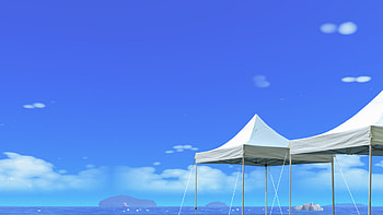 Tomodachi Life: Seaside Dreams | Living the Dream: Island | Tomodachi Beachscape, Tomodachi Life: Living The Dream HD wallpaper
