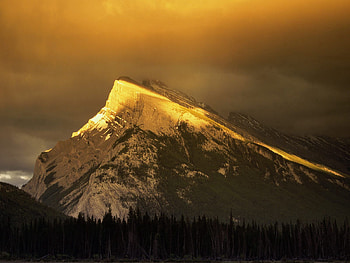 Nature, Mountain, Vertex, Top, Shine, Light, Height HD wallpaper