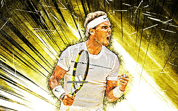Rafael Nadal, spanish, legend, matador, atp, tennis, rafa HD wallpaper