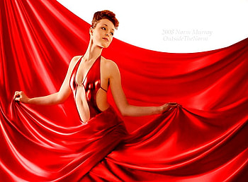 A RED DRESS....., suit, red, dres, beautiful, saten, woman, silk HD wallpaper