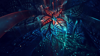 Abstract, Background, Lines, Shadow, Fractal, Glow HD wallpaper