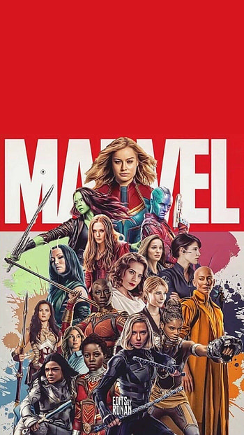 Poster, Marvel Girls HD phone wallpaper