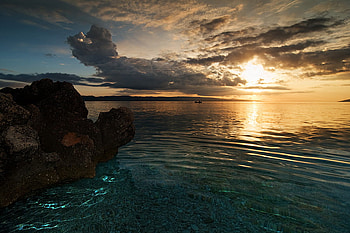 Beautiful Sunset, sea, beautiful, nature, sunset HD wallpaper