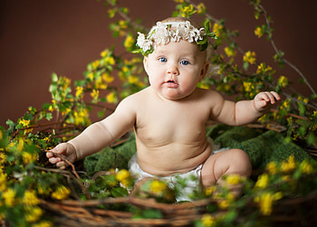 *** Spring baby ***, children, boy, kids, kid, girl, people, child HD wallpaper