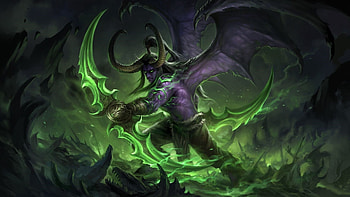 World of Warcraft, Demon hunter, Intense battles, Heroic abilities HD wallpaper
