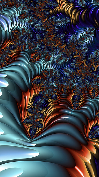 Vertical Fractal Background for Smart, pattern, psychedelic, trippy, Abstract, fractal HD phone wallpaper