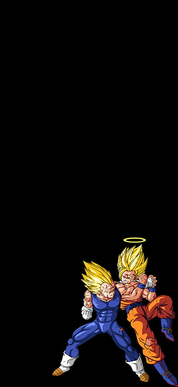 vegeta vs goku, dragonballz, dragonballsuper, genkidama, henki, black, oled, amoled, genki, majin vegeta, , wp, dbz, anime, henkidama HD phone wallpaper