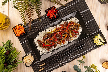 Asian Food, Asian, spicy, food, rice HD wallpaper