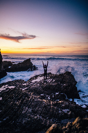 Nature, Rocks, Seclusion, Privacy, Surf, Wave HD phone wallpaper