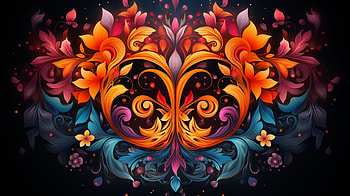 Vibrant Floral Symphony, floral, artistic, flower HD wallpaper
