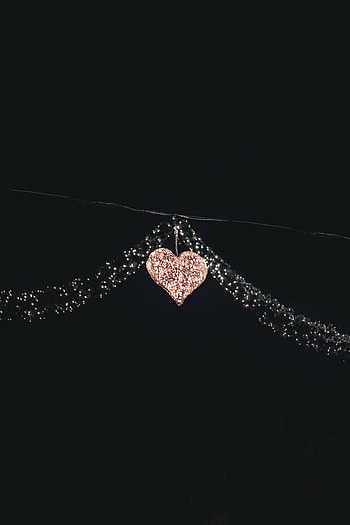 Holiday, Heart, Garland, Decoration, Garlands HD phone wallpaper