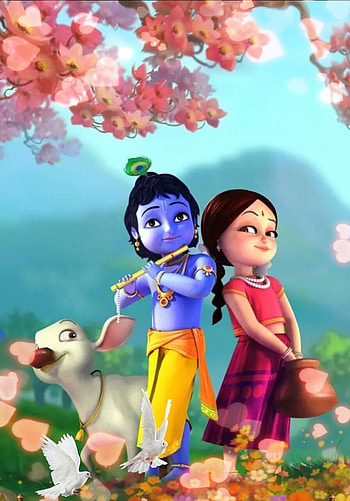 Jai Shri Radhe Radha Krishna Radha Krishna for The Most Awesome Cartoo in 2020. Radha krishna , Cartoons krishna, Lord krishna HD phone wallpaper