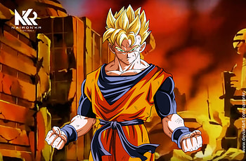 Goku Dragon Ball , goku, dragon-ball, artist, artwork, digital-art, deviantart HD wallpaper