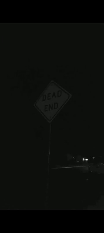 Dead end, midnight, street_sign HD phone wallpaper