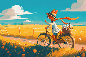 Fantasy Fox Adventure -, fantasy, fox HD wallpaper