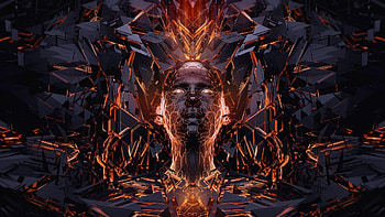 3D, Artistic, Face HD wallpaper