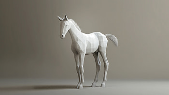 Geometric Foal Art - Horse, foal, horse HD wallpaper