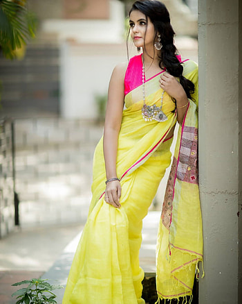 Chaitra Reddy, dress, black hair HD phone wallpaper