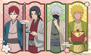 Naruto: Shinobi Kimono Quartet — Quad, Anime, Naruto HD wallpaper
