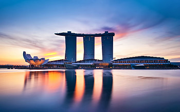 Cities, Building, Shine, Ocean, Brilliance, Singapore, Hotel HD wallpaper