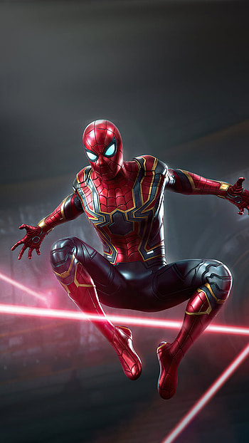 Spiderman Lazer Show HD phone wallpaper