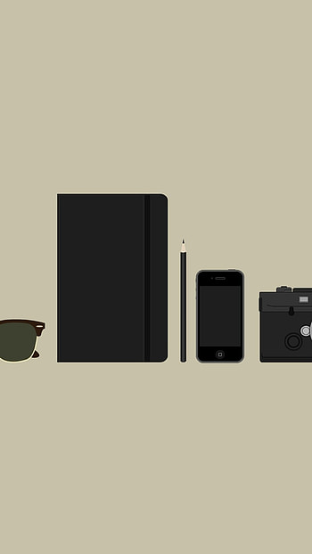 objects, camera, sunglasses, wallets, s, minimalism HD phone wallpaper