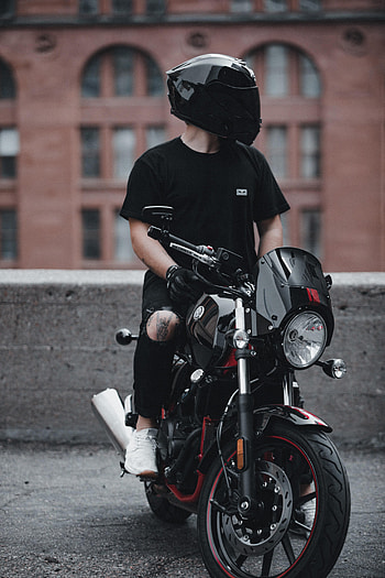 Motorcycles, Motorcyclist, Helmet, Motorcycle, Bike HD phone wallpaper