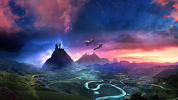 Neverland, artist, artwork, digital-art, deviantart HD wallpaper
