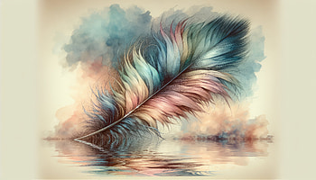 Elegant Feather Art, feather, colorful, artistic, nature HD wallpaper