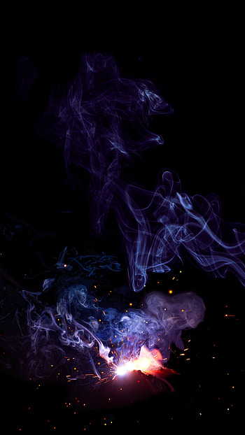 Smoke, Dark, Sparks, Miscellanea, Miscellaneous, Flash, Darkly, Welding HD phone wallpaper