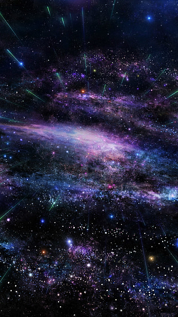 Fantasy Art Star Tree Sky Space HD phone wallpaper