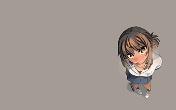 Fubuki Kancolle, anime-girl, anime, minimalism, minimalist, artist, artwork, digital-art HD wallpaper