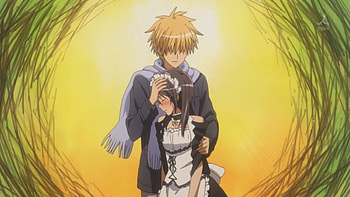 I'll take care of you :), kaichou maid sama, anime, misaki, usui, cute HD wallpaper