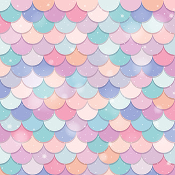 Fantasy mermaid scales, Seamless pattern, Vector art, Imaginative artwork HD phone wallpaper