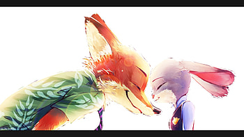 Movie - Zootopia Nick Wilde Judy Hopps HD wallpaper