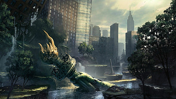 Statue of Liberty, Post-apocalypse HD wallpaper