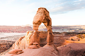 Sunny day, Rock arch, landscape, rocks HD wallpaper
