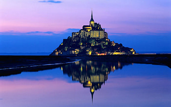 Mont Saint Michel, Travels, Water Landscapes HD wallpaper
