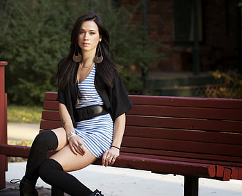 Mega Lyn In Minidress, mini-dress, dress, mega-lyn, celebrities, model HD wallpaper