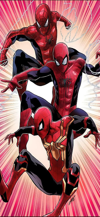 Spiderverse NWH, Superheroes, Tobey Maguire, Peter Parker, Andrew Garfield, Marvel, Spiderman no way home, Spider-Man, Tom Holland, Spidermen, Comics, MCU, Spiderman HD phone wallpaper
