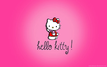 Hello Kitty Pink HD wallpaper