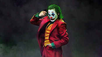 Joker On Head Gun Point, joker, superheroes, artwork, artist, artstation HD wallpaper