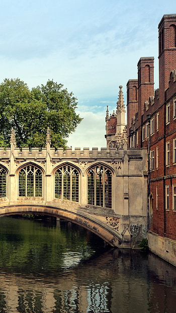 Bridge of Sighs, Saint John's College, Cambridge University, English architecture HD phone wallpaper