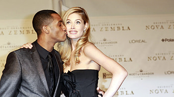 Sunnery James / Doutzen Kroes, dutch, beautiful, people, netherlands, celebrity, sunnery james, victoria secret angel, models, doutzen kroes HD wallpaper
