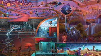 Dreamscape, artist, artwork, digital-art HD wallpaper